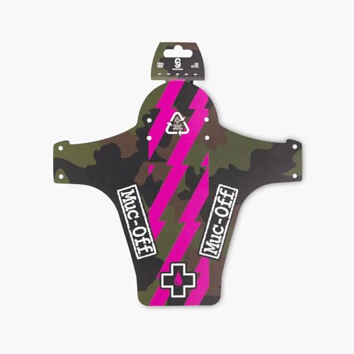 Muc-Off Unisex-Erwachsene Ride Guard Faltbarer Vorderer, Camo Fahrrad Schutzblech