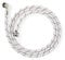 Invero Universal Hot Water Fill Inlet Pipe Feed Hose - 3/4” Straight and 3/4” Thread Connection - 90 Degree Bend - Nylon Braided - for Washing Machines and Dish Washers - 2.5 Metres