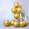 TOPWAYS Gold Chrom Metallic Luftballons 50 Stück, 30,5 cm dick, Reiner Natur Latex Premium Qualität Perfekten Dekorationen für Geburtstag, Hochzeit, Jahrestag, Babyparties, Party, Dekoration