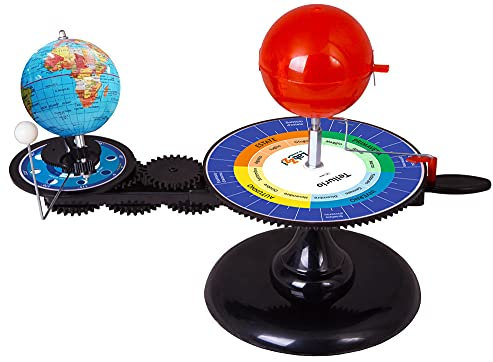 Levenhuk LabZZ Tellurion — Rotationsmodell von Erde und Mond um Die Sonne (Italienische Ausgabe)