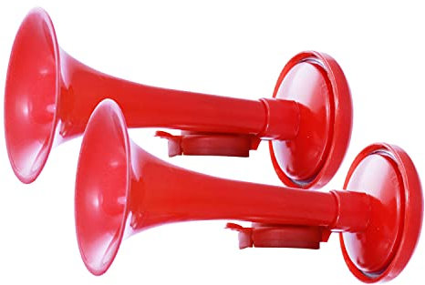 AAB Aerosol Horn - Wertpaket 2 Stück - Sehr Laut Fantröte, Fanfare Druckluft, Gas Tröte, Gashupe, Fanartikel, Fussball Tröten, Drucklufthorn, Presslufthupe