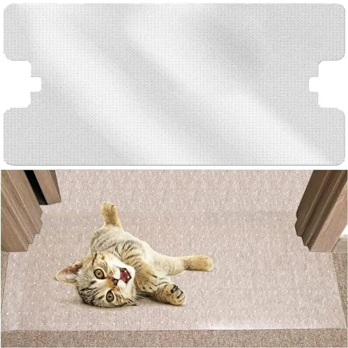 Cat Carpet Doorway Protector Carpet Scratch Stopper Stop Cats from Scratching, H-Type, 28''