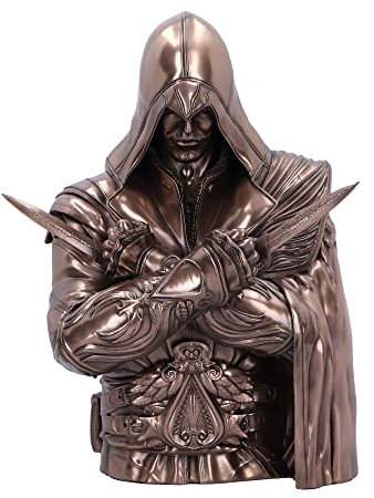 Nemesis Now Assassin's Creed Ezio Büstenbox, Bronze, 30 cm
