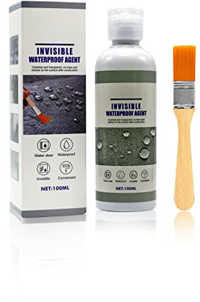 Sellador Aislante Impermeable,Sellador Adhesivo Superfuerte,Sellador Aislante Impermeable Transparente, Permeable Invisible Agente, Atrapante Fugas para Azulejos de Baño Revestimiento Impermeable