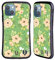 Head Case Designs Verde Corallo Fiori Bizzarri Cover Ibrida Compatibile con Apple iPhone 13