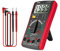 Vothen Digital Multimeter, Voltmeter Batterietester Spannungsprüfer Durchgangsprüfer Ohm Volt Ampere, Messgerät AC/DC Spannung Strom Widerstand Diode Transistor Großes LCD Maintenance Detection Tool