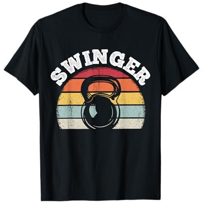 Swinger Kettlebell Fitness Training Sportler Hantel Gym T-Shirt