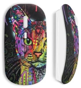 Maniacase Souris sans Fil Chat colorize