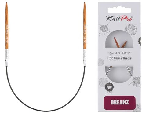 KnitPro Dreamz Feste Rundstricknadeln 10 (25cm) | 3 mm
