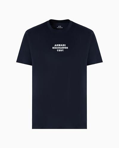 Armani Exchange Men's Utility Edge, embrodidered Logo,Regular Fit,Blue,L