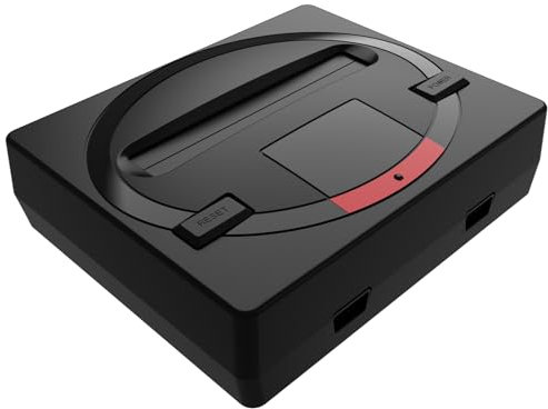 NEOCADE Console de Jeux pour Mega Drive, MD Retro Game Console, avec 12 Cartouches Mega Drive et manettes, 18 Jeux NES préinstallés