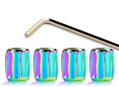 FNDYMNPG 4 Stück Auto Ventilkappen Abdeckung, für Opel Astra K 2015-2021 Autoreifen Ventilkappen Tyre Valve Caps Auto Ventilkappen Zubehör,D