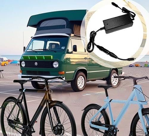 Enerpower DC-DC Kfz Ladegerät 12V-24V Li-Ion auf 42V 3A XLR-3, DC Rundstecker für Wohnmobile, Boote, LKW´s etc. (Vanmoof S3 / X3)