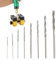 8 Stück Diamantbohrer Diamant Bohrer,0.8mm Bis 3.0mm Glasbohrer Set für Glas, Metall, Muscheln, Jade, Perlen Usw