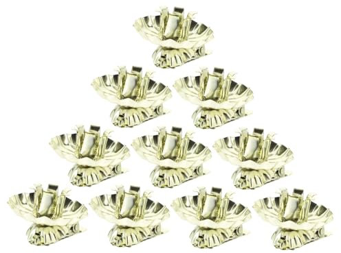HOLIDYOYO 10stücke Kerzenhalterclip Für Weihnachtsbaum Weihnachtskerzenhalter Clip Kerzenhalter Weihnachtsschmuck Kerzenhalterclip Dekoration Für Christbaum Und Party