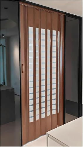 Faltbare Schiebetüren, Ziehharmonika, Schlafzimmer, Raumteiler, faltbar, für Küche, Waschküche, Badezimmer, 85 x 210 cm