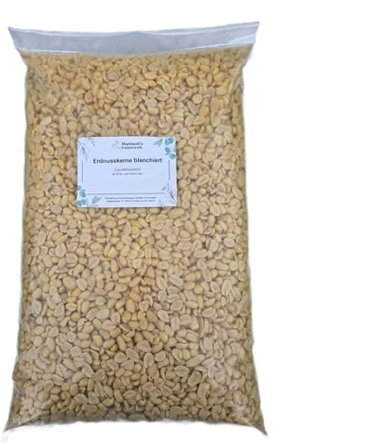Matimels Futterwelt Erdnusskerne blanchiert, Erdnüsse für Vögel, Vogelfutter, Top-Futterqualität (2x5 Kg)