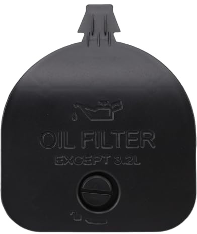 Porte de filtre à huile moteur, empêche efficacement la poussière, porte d'accès au filtre à huile haute résistance, accessoire de trappe d'huile de voiture pour 2014-2018