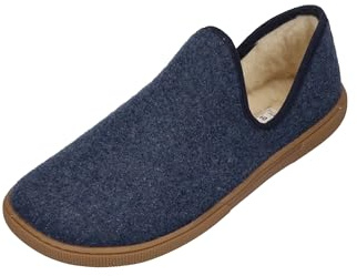 KOEL Barefoot Damen Slipper Merino - Blue