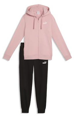 PUMA Damen Trainingsanzug mit Kapuze S, Rosy Outlook Pink
