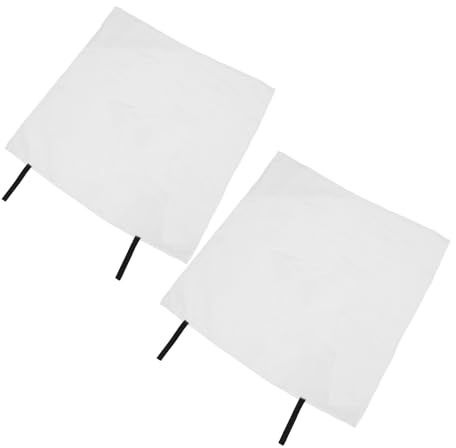 HOMSFOU 2 Stück Feuerfeste Herdplatten Feuerdecke aus Glasfaser Leicht und Tragbar 99 X 99cm für Küche Kamin und Grill Brandschutz für Senioren