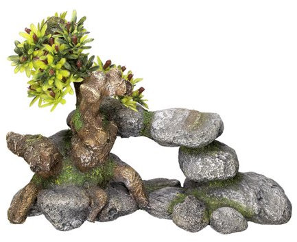 Bonsai decorativo para acuario de Nobby, 19 x 9 x 13 cm
