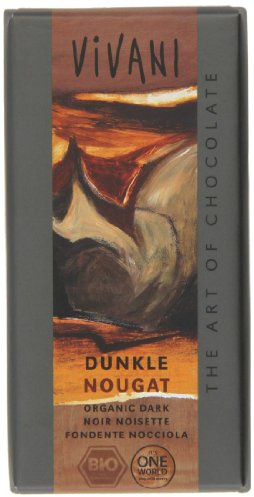 Vivani Organic Dark Nougat chocolate 100 g (Pack of 5)