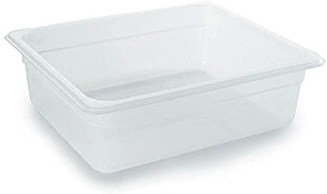 LACOR 66220H Polypropylene GN-Behälter1/2 265 x 325 x 200 mm | Langlebiges Profi-Utensil; entwickelt für optimale Leistung und schnelle, unkomplizierte Reinigung in der Spülmaschine