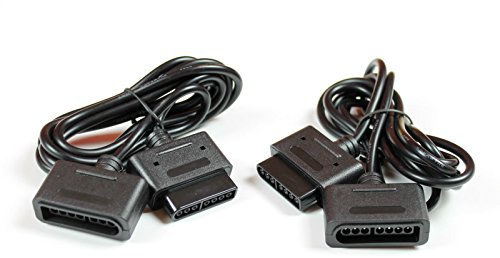 2x Super Nintendo Controller,Gamepad,Verlängerungskabel für Nintendo SNES