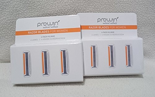 proWin RAZOR BLADES FOR WOMEN, 3 Stück ---Doppelpack