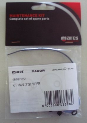 Mares 2.Stufe Service Kit - Travel Kit für Atemregler Abyss - Voltrex - Orbiter