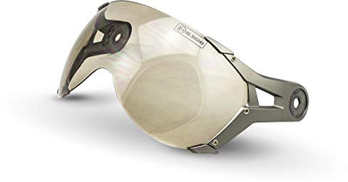 Soxon® SOXON-Visor „SP-325“ · Helm-Visier · Motorrad-Helm Roller-Helm Jet-Helm Visiere Ersatz-Visier Zubehör Klapp-Helm Soxon Moto Armor · Clear Dark Chrome Rainbow