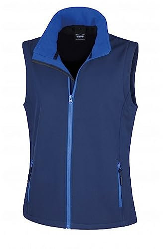 Ergebnis Damen r232 F bedruckbar Softshell Bodywarmer, Damen, R232F, Marineblau/Königsblau, X-Large/Size 16
