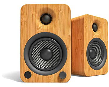 Kanto YU4 Bamboo HiFi Bluetooth Active Speakers Sold in Pairs