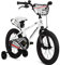 Bergsteiger Monaco 16 Zoll Kinderfahrrad, geeignet für 4, 5, 6 Jahre, BMX, Stützräder, Rücktrittbremse, Trinkflasche, Kettenschutz