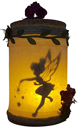 Tinkerbell capturée dans un bocal de lumière élimine les peurs de la lumière ambiante