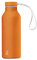 con-tatto Bottle Bottiglia termica con 3 Pareti in Acciaio e Rame - Bevande fredde per 25 ore e calde per 15 ore - Fascia e Tappo Sport Lid inclusi! (Clementine)