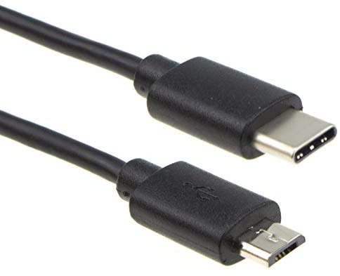 kenable USB C to Micro B Cable USB 2.0 for Older Android Phone Tablet to Laptop MacBook 1m Black