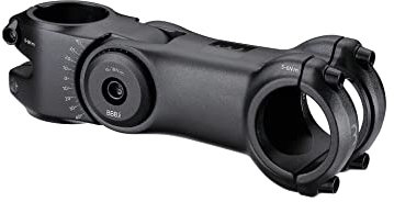 BBB Cycling Highfix Os Potence de guidon de vélo réglable avec -40° -+40° Diamètre de la tige 31,8 mm 6061 T6 Aluminium Noir 130 mm