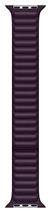 Apple Watch Cinturino a maglie in pelle Ciliegia scuro (41 mm) - M/L