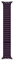 Apple Watch Cinturino a maglie in pelle Ciliegia scuro (41 mm) - M/L