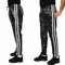 iiffii PU Nylon Sport- und Trainingshosen, Jogginghose Herren, Sporthose Herren lang, Schwarz, M