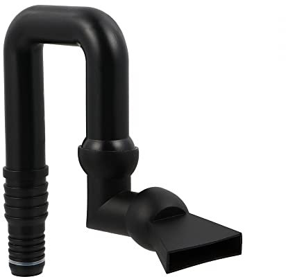 U Return Pipe, 360° Rotation Aquarium U Return Pipe Fish Tank Pump Nozzle for Aquarium Water Pump