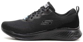 Skechers Damen Skech Lite Pro Best Chance, Schwarzes Netzgewebe mit Metallbesatz, 39 EU