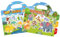 GUYUCOM 2 Pack Reusable Sticker Books for Toddlers, Durable No Glue Stickers for Kids, Activity Crafts for 2 3 4 Year Old Boys Girls Dinosaurs Animals Travel Toys on Plane Car Birthday Gifts