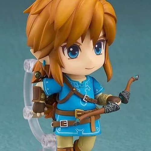 ENFILY für The Legend of Zelda GSC Tonfigur Link Anime bewegliche Puppen Charakter Sammlung Modell Statue Spielzeug PVC Puppen Desktop Dekorationen (10 cm)