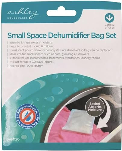 ADEPTNA 6PC Small Space Dehumidifier Bag Sachets Set - Eliminates Excess Moisture and help to Prevent Mould and Mildew