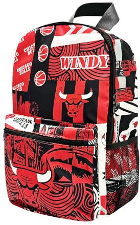 Pro Specialties Group Chicago Bulls Taschen, Großer Rucksack, Kompakt