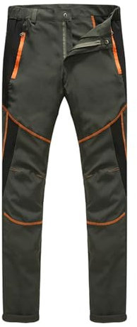 PODOLIXIA Herren Wanderhose Zip Off Trekkinghose Outdoorhose Wasserdicht Schnelltrocknend Softshellhose Stretch Outdoor Men's Gerade Beine Hosen Sportwear Atmungsaktive mit Reißverschlusstaschen