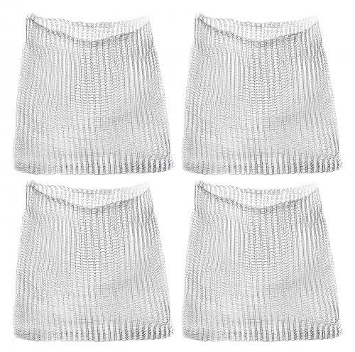 Wisebom Wurzelschutz-Netzbeutel, 4 Stück Edelstahl Gartenpflanzen-Netzbeutel Wühlmauskorb für Pflanzen, Drahtkörbe für Pflanzen, Beeren, Gemüse, Wurzelschutz (25 x 23 cm)